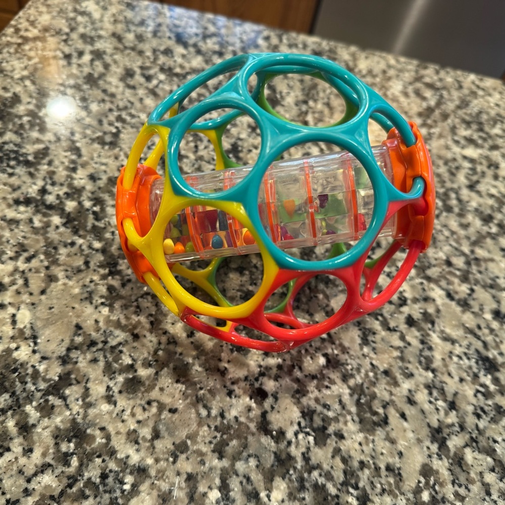 OBALL “o” ball Colorful Baby Rattle Ball